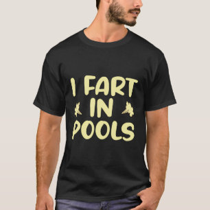 Ik scheet in zwembaden t-shirt