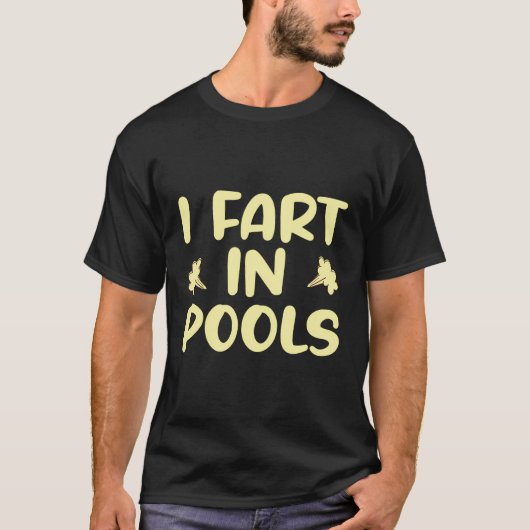 Ik scheet in zwembaden t-shirt (Voorkant)