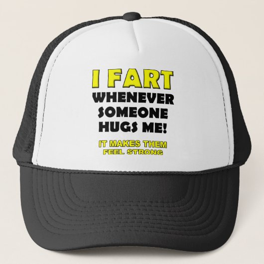 Ik scheet Voor Knuffels Grappige Bal Cap Hoed Trucker Pet (Voorkant)
