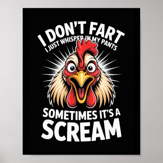 Ik Scheid Niet Ik Fluister Gewoon In Mijn Broek He Poster (Voorkant)