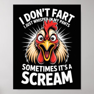 Ik Scheid Niet Ik Fluister Gewoon In Mijn Broek He Poster