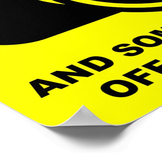 Ik schep mensen Funny Fotografiet Poster (Hoek)