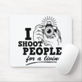 Ik schep mensen voor een leven muismat (Met muis)