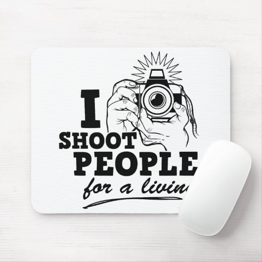 Ik schep mensen voor een leven muismat (Met muis)