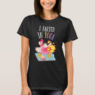 Ik scheurde in yoga scheten kip yoga pilates po t-shirt