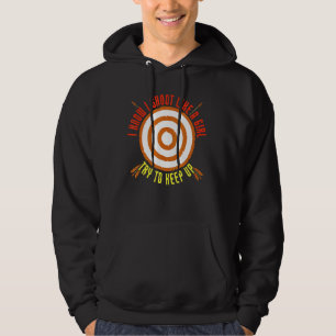 Ik schiet als een meisje en probeer boogschieten t hoodie