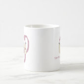 Ik schiet als een meisje. koffiemok (Center)