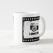 Ik schiet film - filmcamera grote koffiekop (Voorkant rechts)