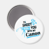 Ik schiet je neer met mijn kanon magneet (Voorkant / Achterkant)