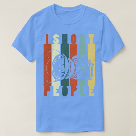 Ik Schiet Mensen (Fotografie) T-shirt (Design voorkant)