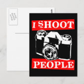 Ik schiet mensen neer briefkaart (Voorkant / Achterkant)