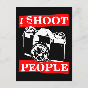Ik schiet mensen neer briefkaart