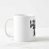 Ik schiet mensen neer koffiemok (Links)