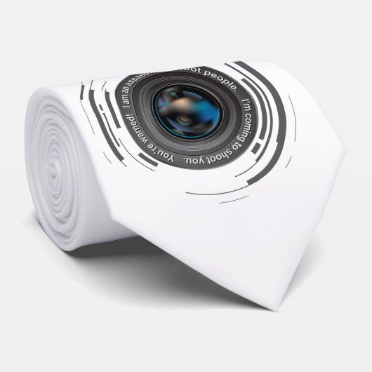 Ik schiet mensen neer stropdas (Opgerold)