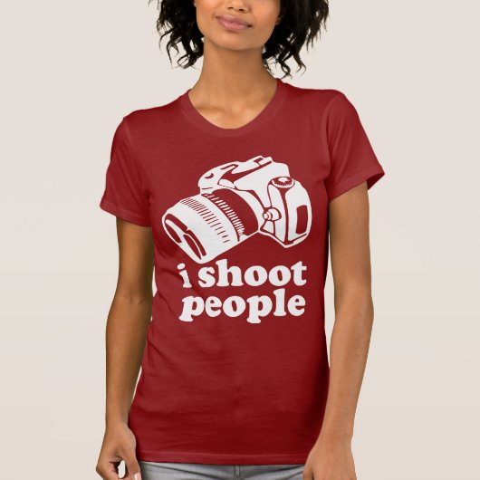 Ik schiet mensen neer! t-shirt (Voorkant)