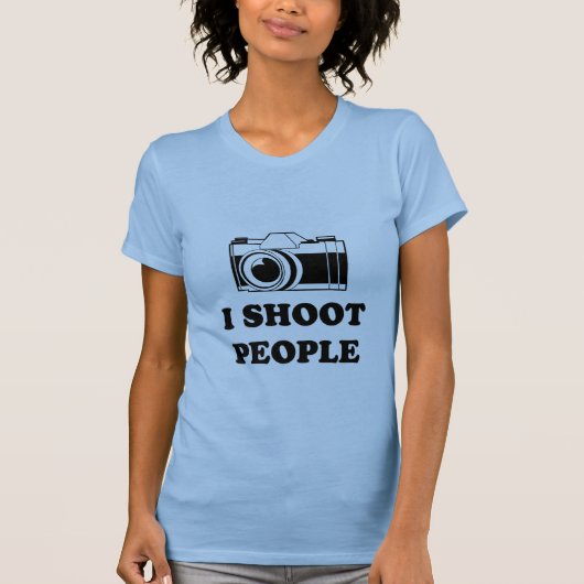 Ik schiet mensen neer. t-shirt (Voorkant)