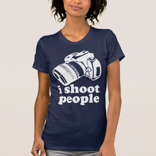 Ik schiet mensen neer! t-shirt (Voorkant)