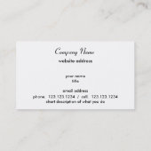 Ik schiet mensen neer. visitekaartje (Achterkant)