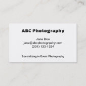 ik schiet mensen neer . visitekaartje (Achterkant)