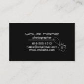 Ik schiet mensen neer voor een klein bedrag dat aa visitekaartje (Achterkant)