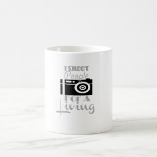 "Ik schiet mensen neer voor een levende" mok! Koffiemok