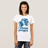 Ik schiet mensen op - blauw t-shirt (Voorkant volledig)
