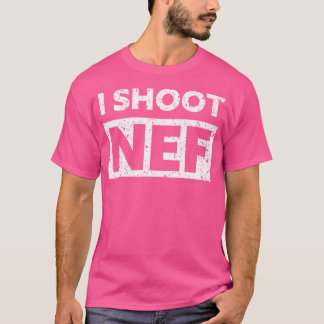 Ik Schiet Nef Raw Formaat Fotografie T-shirt