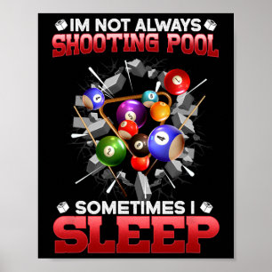 Ik schiet niet altijd op zwembad soms slaap ik in poster