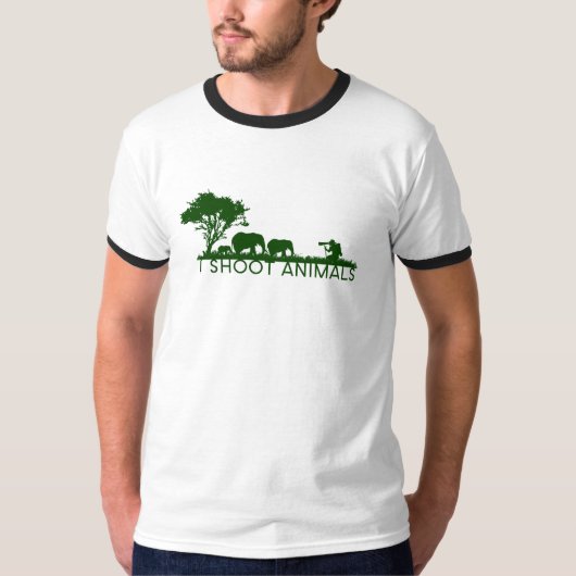 Ik schiet op dieren t-shirt (Voorkant)