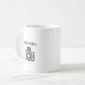 Ik schiet op mensen - camera koffiemok (Voorkant links)