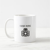 Ik schiet op mensen - camera koffiemok (Links)