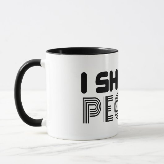 Ik schiet op mensen met een grappige fotograaf, mi mok (Links)