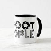 Ik schiet op mensen met een grappige fotograaf, mi mok (Voorkant rechts)