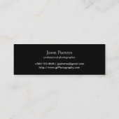 Ik schiet op mensen - Metallic Paper (fotografie) Mini Visitekaartje (Achterkant)