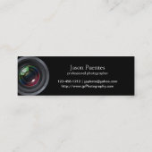 Ik schiet op mensen - Professionele fotograaf (gou Mini Visitekaartje (Achterkant)