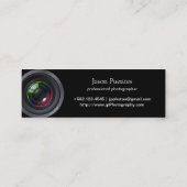 Ik schiet op mensen - Professionele fotograaf Mini Visitekaartje (Achterkant)