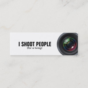 Ik schiet op mensen - Professionele fotograaf Mini Visitekaartje