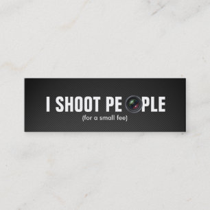 Ik schiet op mensen - Professionele fotograaf Mini Visitekaartje