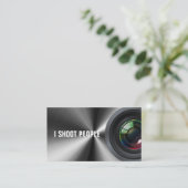 Ik schiet op mensen - Professionele fotograaf Visitekaartje (Staand voorkant)