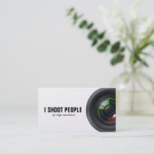 Ik schiet op mensen - Professionele fotograaf Visitekaartje (Staand voorkant)