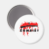 Ik schiet zombies neer magneet (Voorkant / Achterkant)
