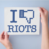 IK SCHIJF RIOTS FLYER (Hand)