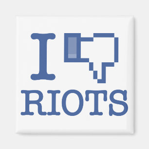 IK SCHIJF RIOTS MAGNEET