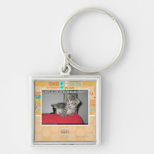 Ik schilder in je gen'ral direkshun sleutelhanger (Voorkant)