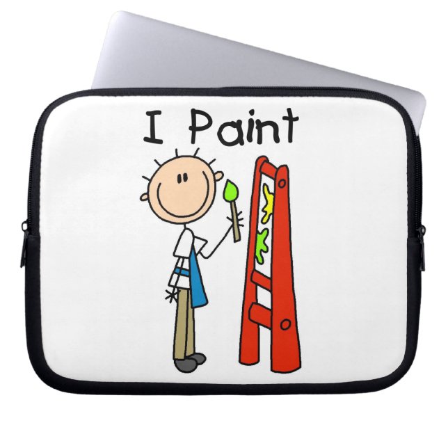 Ik Schilder Laptop Sleeve (Voorkant)