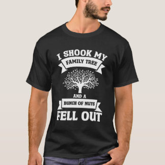 Ik schokte mijn familieboom en een bundel noten du t-shirt
