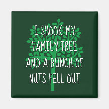 Ik schokte mijn familieboom en een bundel noten kw