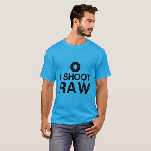 IK SCHOOT RAW T-SHIRT (Voorkant volledig)