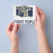 Ik schotel de Fotografie van Mensen Flyer (Hand)