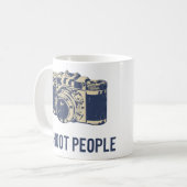 Ik schotel de Fotografie van Mensen Koffiemok (Voorkant links)